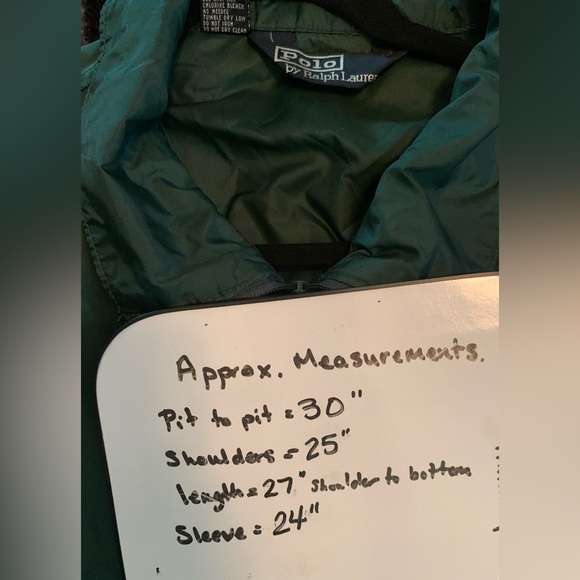Vintage Polo Ralph Lauren Jacket Mens XL Green Pullover Windbreaker 90s Y2K - Picture 4 of 7
